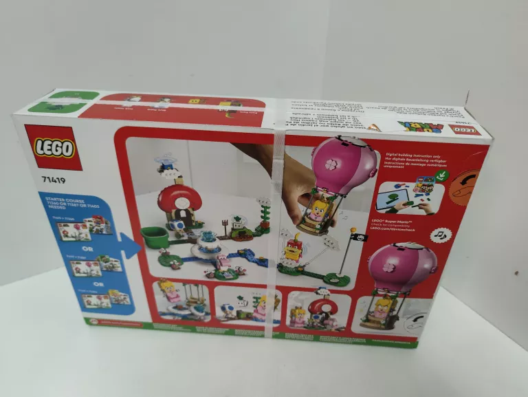 LEGO SUPER MARIO 71419 LOT BRZOSKWINIĄ I BALONEM