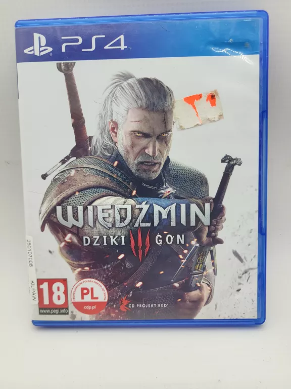 GRA NA PS4 WIEDŹMIN 3 DZIKI GON PL