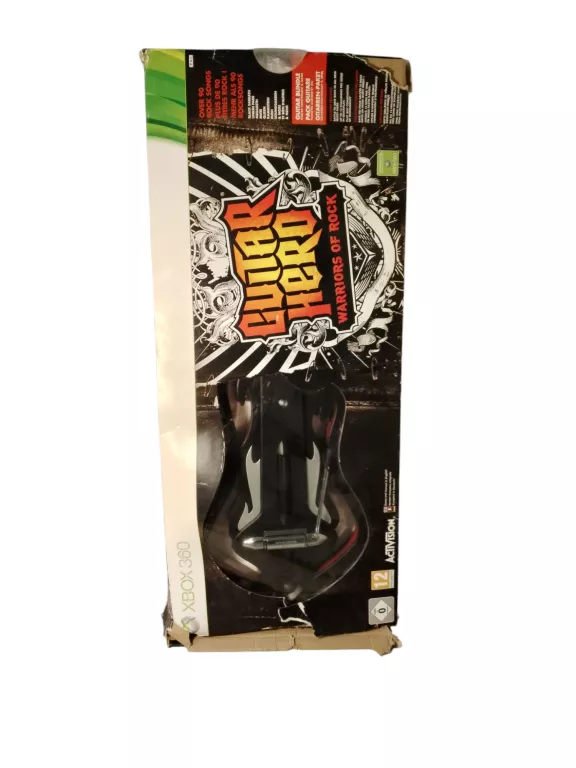 BEZPRZEWODOWA GITARA GUITAR HERO XBOX 360