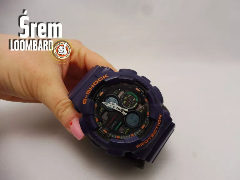 ZEGAREK CASIO G-SHOCK GA-140-6AER, KOMPLET, STAN BDB!