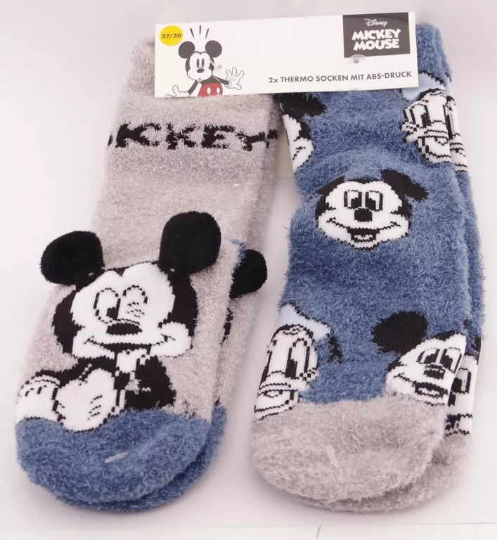 SKARPETKI TERMOAKTYWNE 2 MICKEY MOUSE 27/30 ANTYPOŚLIZGOWE