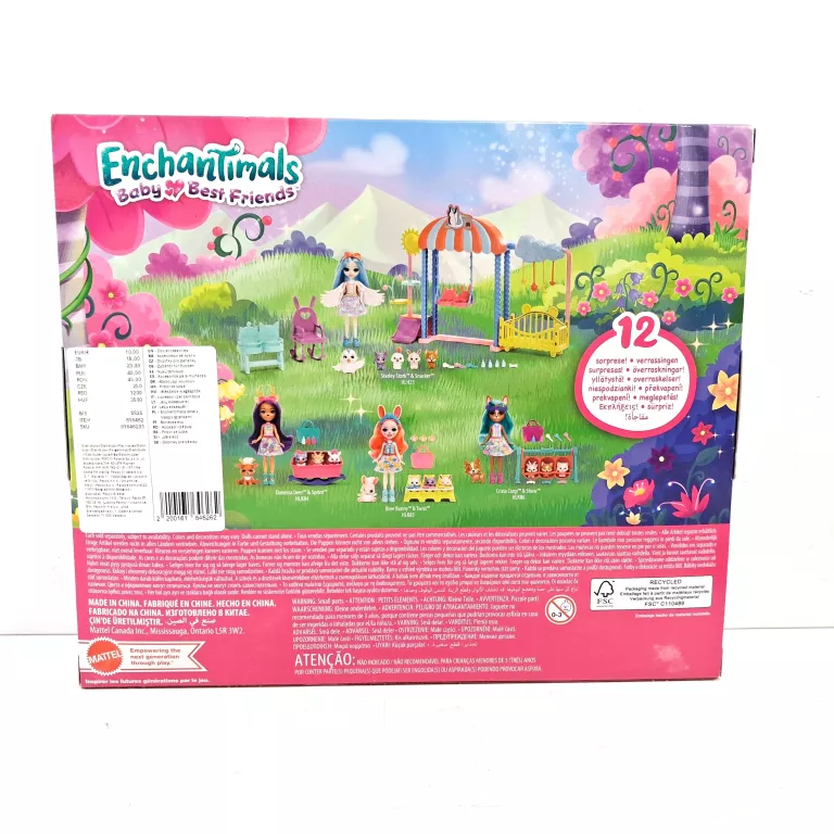 JELONEK ENCHANTIMALS LALKA BABY BEST FRIENDS DANESSA DEER