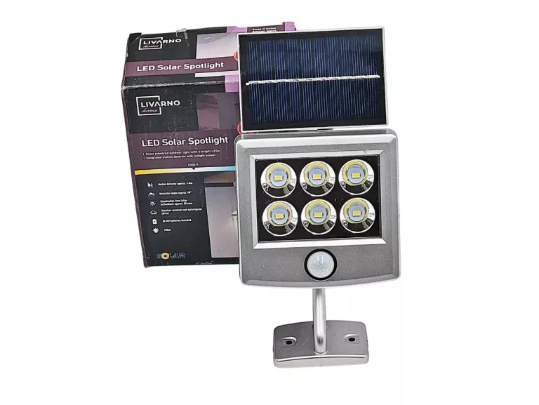 LIVARNO HOME REFLEKTOR SOLARNY LED Z CZUJNIKIEM RUCHU