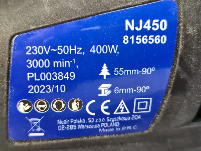WYRZYNARKA NUTOOL NJ450 - 400W
