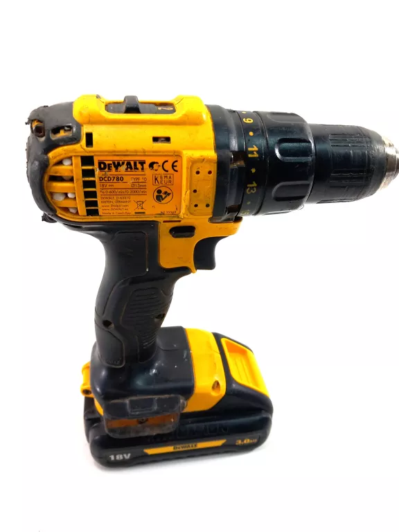 WKRĘTARKA DEWALT DCD 780 Z AKUMULATOREM I ŁADOWARKA
