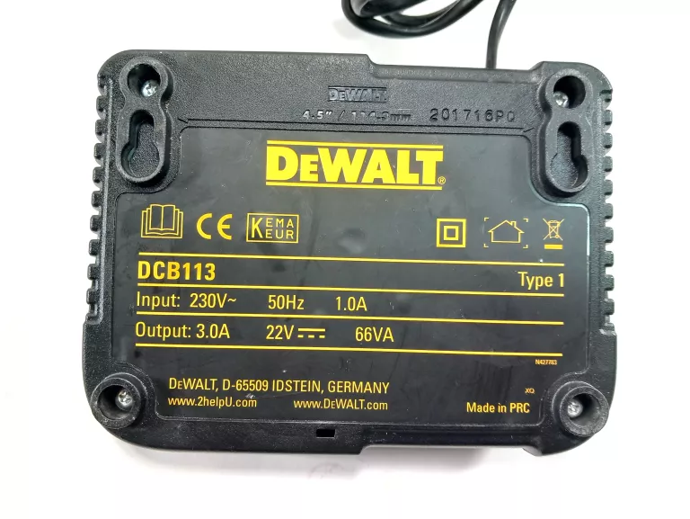 WKRĘTARKA DEWALT DCD 780 Z AKUMULATOREM I ŁADOWARKA