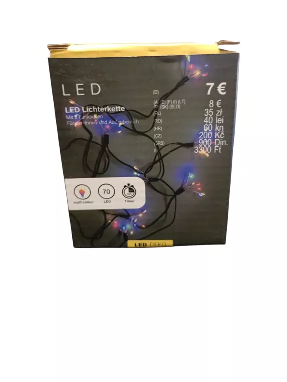 TEDI LAMPKI 70LED KOLOROWE