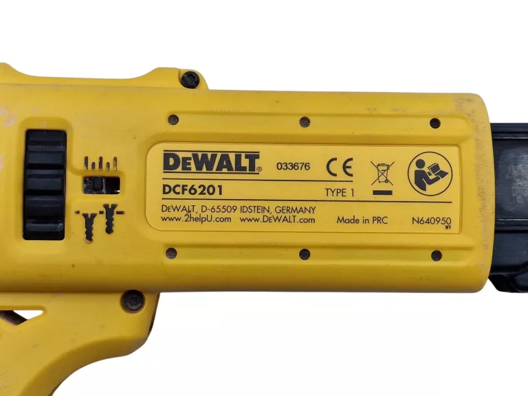 WKRĘTARKA DEWALT DCF620 + MAGAZYNEK DEWALT DCF6201 + KĄTNIK DEWALT
