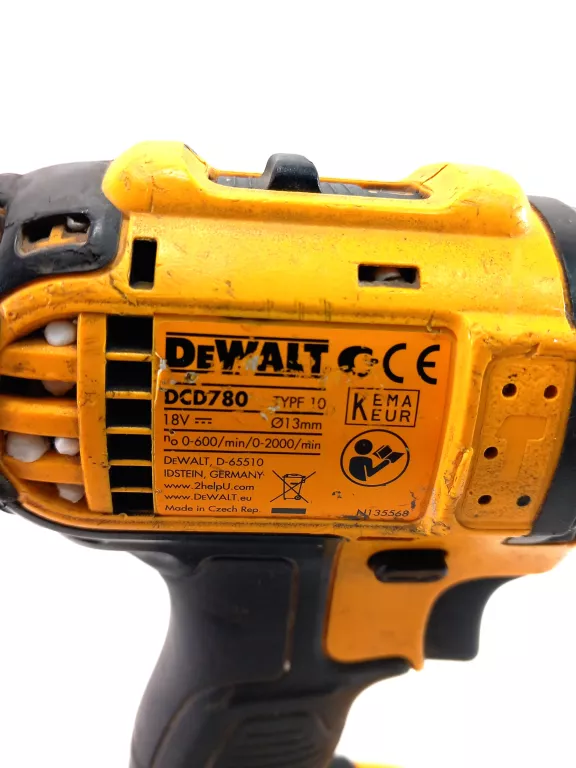 WKRĘTARKA DEWALT DCD 780 Z AKUMULATOREM I ŁADOWARKA