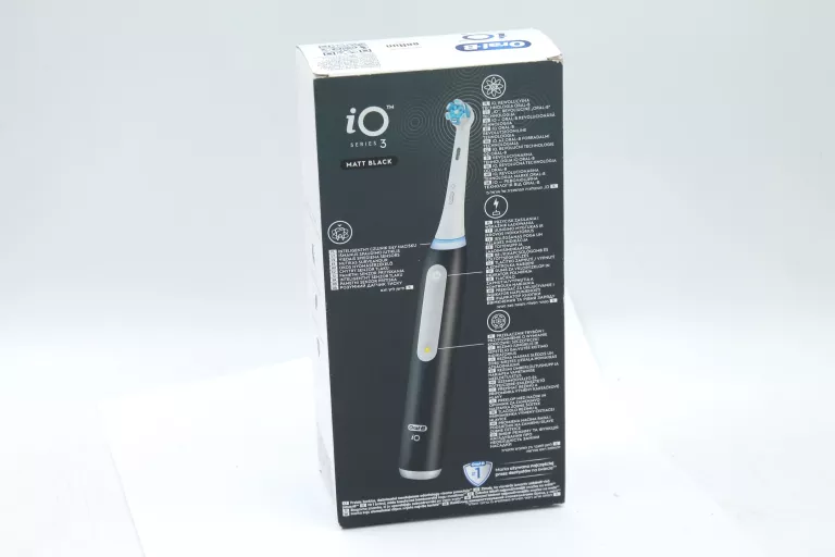 ORAL-B IO 3 MATTE BLACK CZARNY KOMPLET JAK NOWA