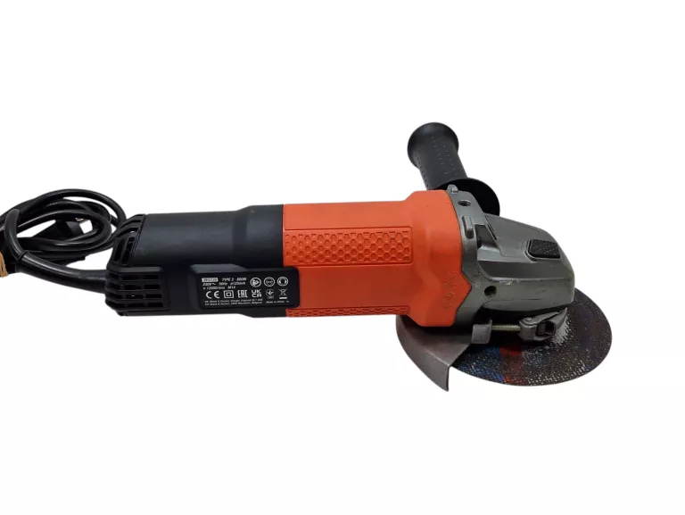 SZLIFIERKA KĄTOWA SIECIOWA BLACK & DECKER BEG120 125MM 800W 230V 12000/MIN