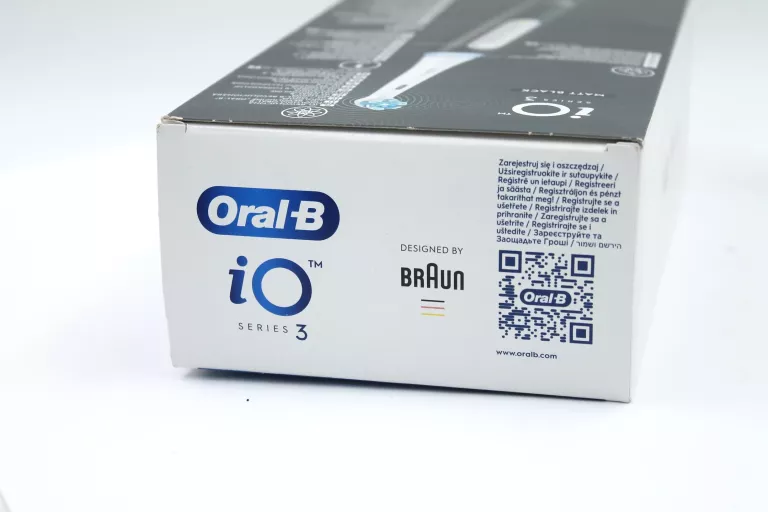 ORAL-B IO 3 MATTE BLACK CZARNY KOMPLET JAK NOWA