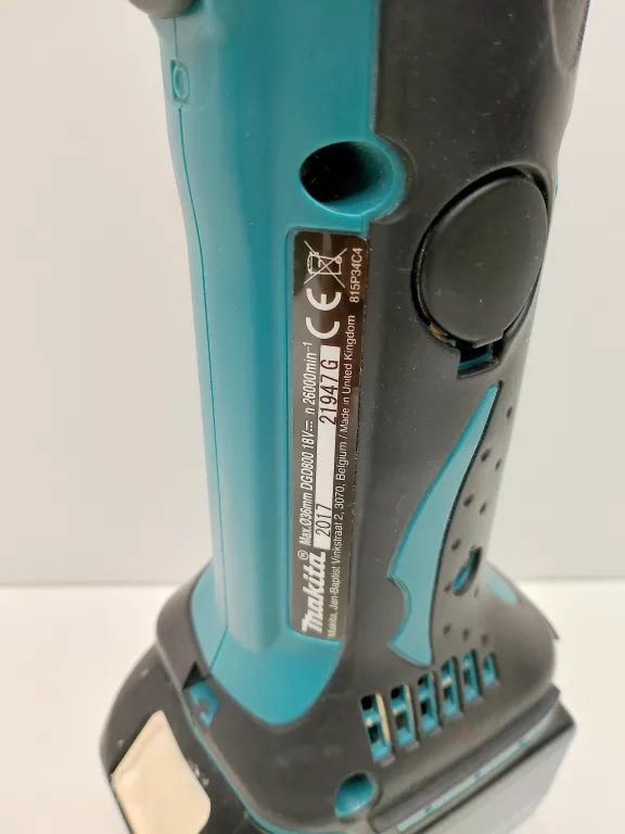 MAKITA DGD800 SZLIFIERKA PROSTA PALCOWA + AKUMULATOR 4AH