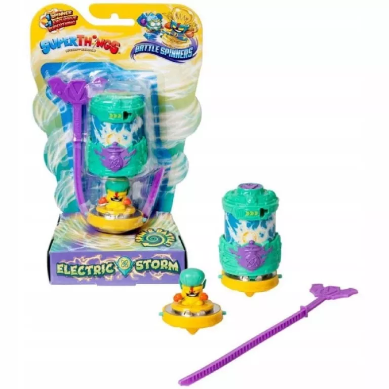 SUPER THINGS SERIA 7 ZINGS BATTLE SPINNER FIGURKA ELECTRIC STORM