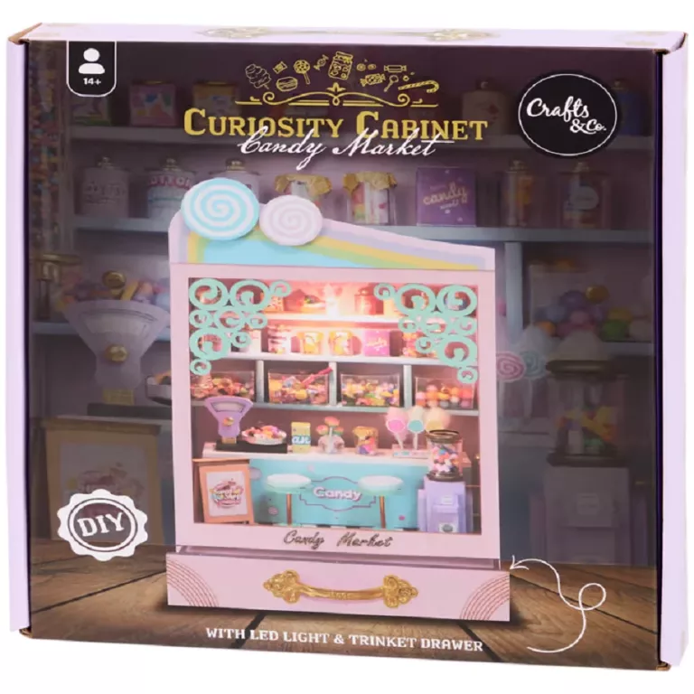 DIY MINIATUROWY DOMEK CRAFTS & CO SKLEP KREATYWNY REWELACYJNY 17 X 19,5