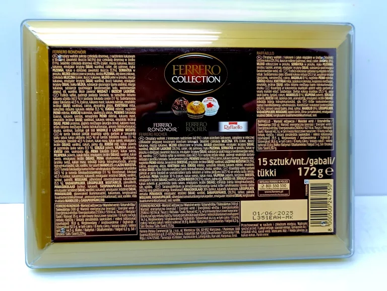 ZESTAW CZEKOLADEK FERRERO COLLECTION 172 G