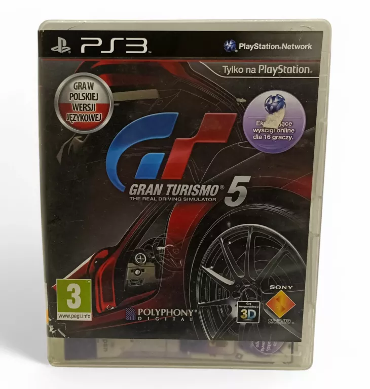 GRA NA PS3 GRAN TURISMO 5