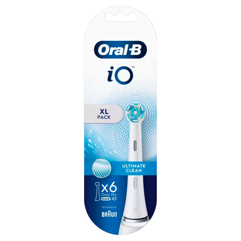 ORAL-B IO ULTIMATE CLEAN BIAŁE KOŃCÓWKI 6 SZT. STAN FABRYCZNY!