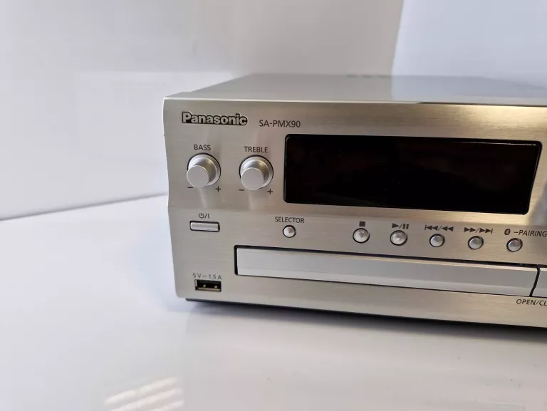 WIEŻA HIFI PANASONIC SC-PMX90EG-S CD BT FM USB STEREO KOMPLET GWARANCJ