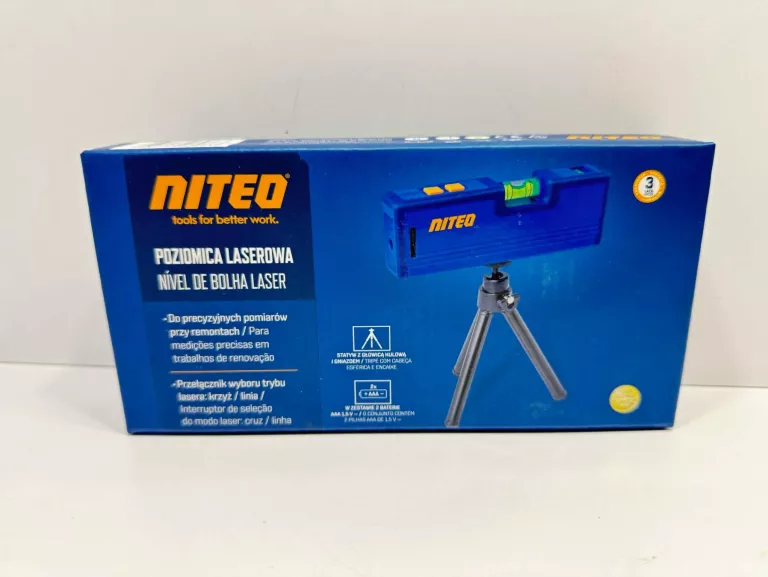 NITEO TOOLS POZIOMICA LASEROWA