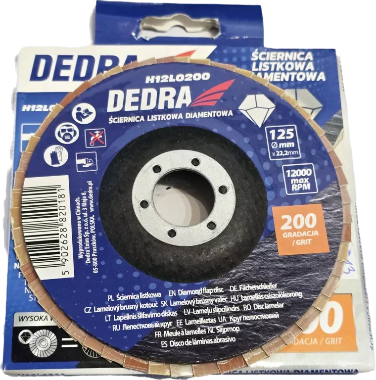 sciernica-listkowa-diamentowa-125x22mm-gr200-bracka-29f-pabianice-nowa