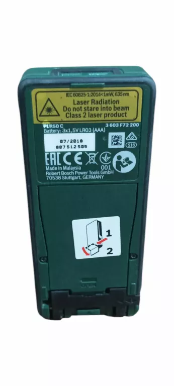 MIERNIK ODLEGŁOŚCI DALMIERZ BLUETOOTH BOSCH ADVANCED DISTANCE PLR 50C
