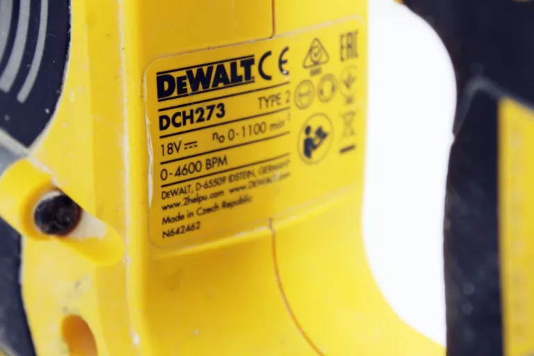 MŁOTOWIERTARKA DEWALT DCH273/BATERIA 5.0/ 2022R ZESTAW