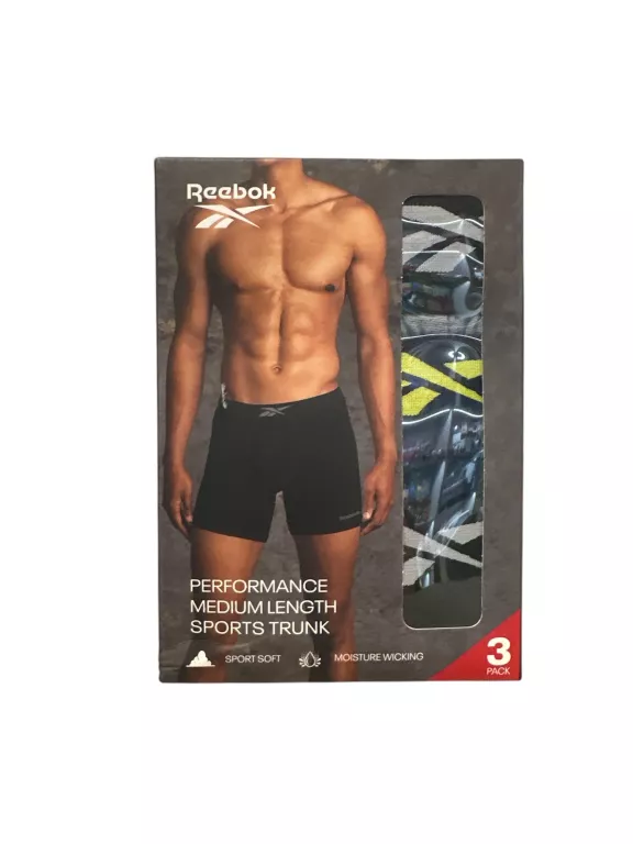 BOKSERKI REEBOK 3 PAK XL