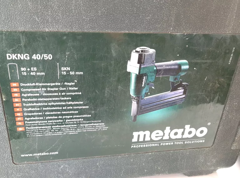 ZSZYWARKO-GWOŹDZIARKA METABO DKNG 40/50