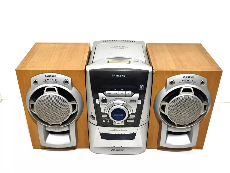 MINI WIEŻA STEREO SAMSUNG MM-39 + 2 GŁOŚNIKI