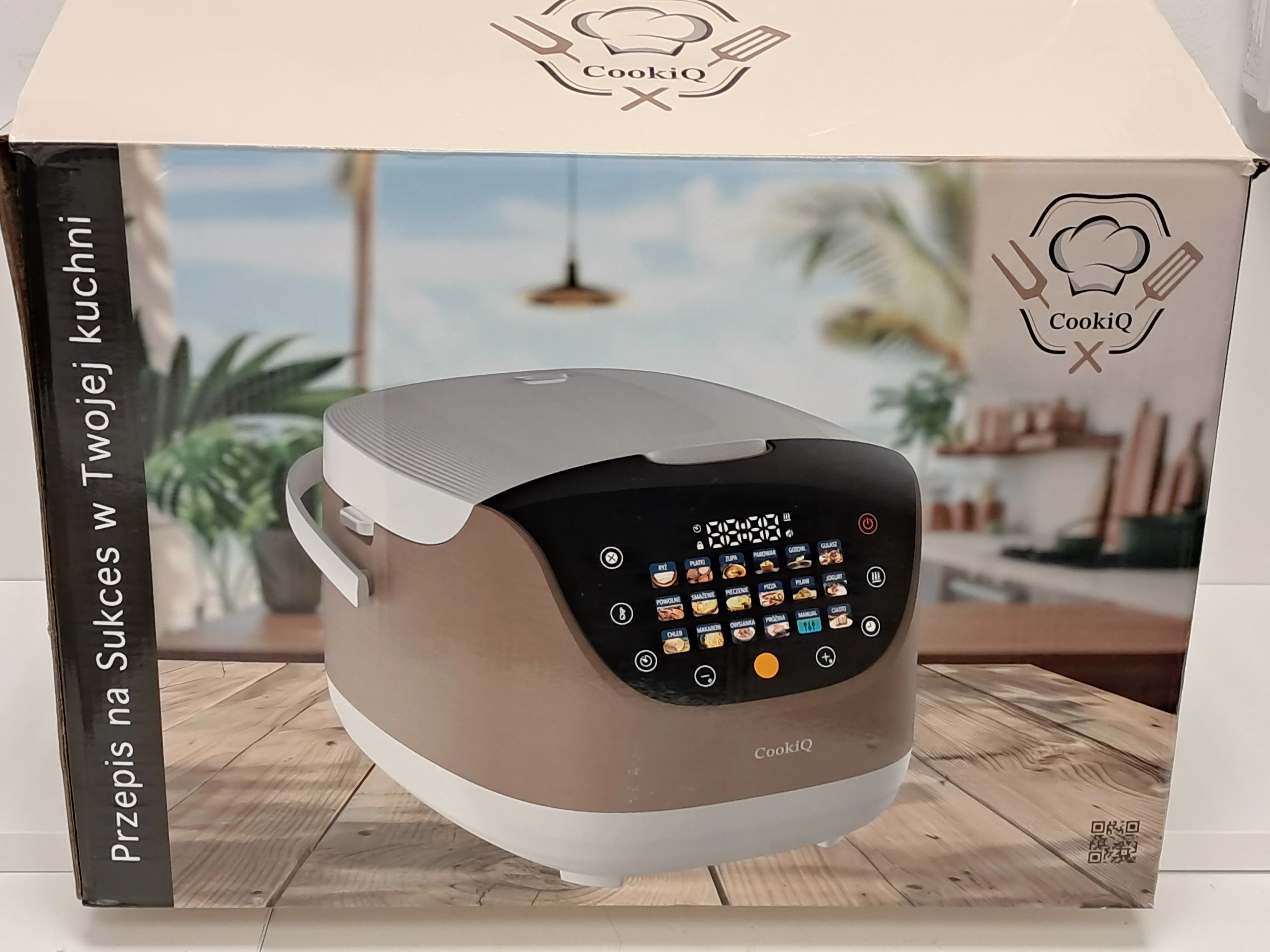 multicooker-cookiq-kpl-przepisy-super-stan-zamkowa-34-pabianice-nowa