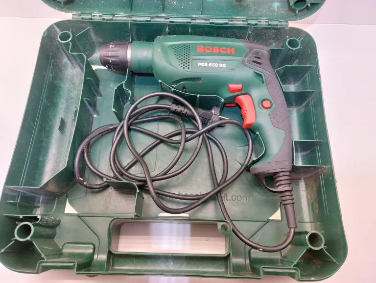 WIERTARKA UDAROWA BOSCH PSB 650 RE WALIZKA