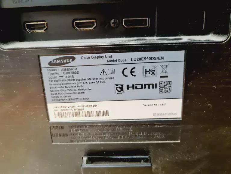 MONITOR SAMSUNG U28E590D