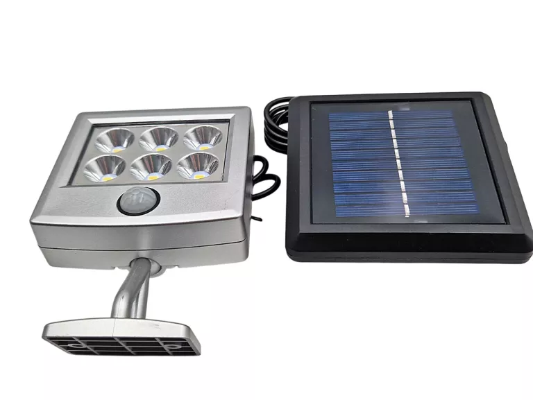LIVARNO HOME REFLEKTOR SOLARNY LED Z CZUJNIKIEM RUCHU NA PRZEWODZIE