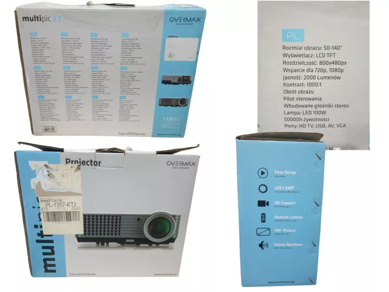 PROJEKTOR MULTIPIC 3.1 OVERMAX