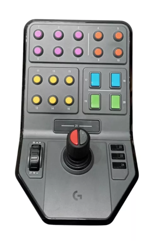 ZESTAW LOGITECH G SAITEK FARM SYMULATOR. PANEL Z WADĄ, OPIS