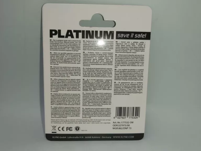 PENDRIVE PLATINUM 32GB