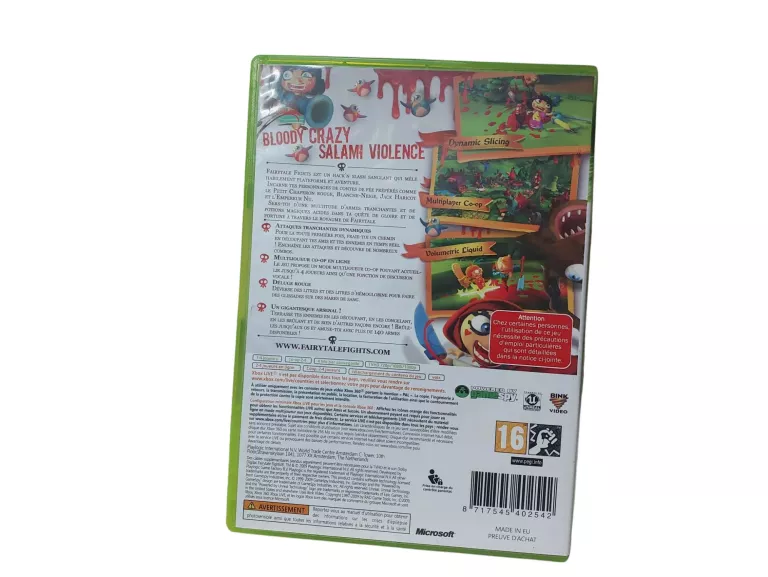 GRA XBOX 360 FAIRYTALE FIGHTS