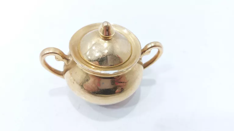 ZESTAW KAWOWY DLA LALEK PORCELANA ĆMIELÓW 10SZT.
