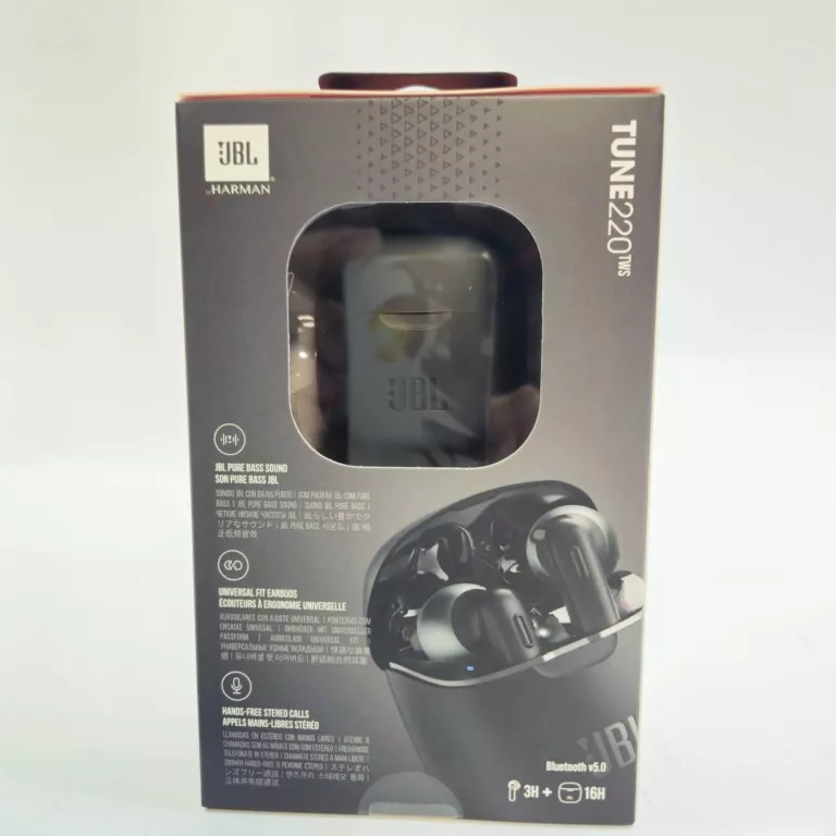 SŁUCHAWKI BEZPRZEWODOWE DOUSZNE JBL TUNE 220TWS
