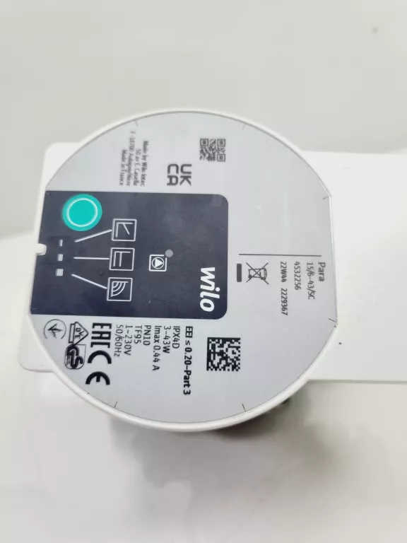 ZESTAW POMPOWY POMPA WILO 25/6-43/SC PARA