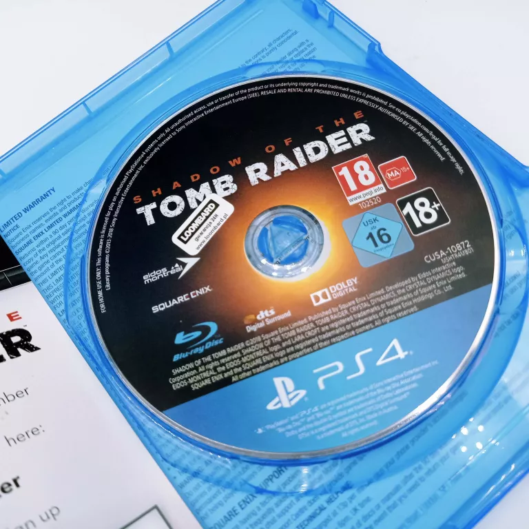 GRA PS4 SHADOW OF THE TOMB RIDER