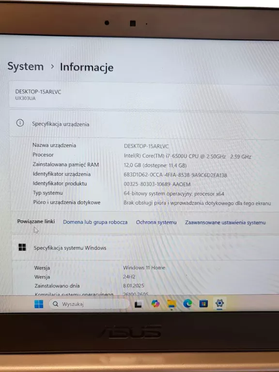 LAPTOP ASUS UX303U