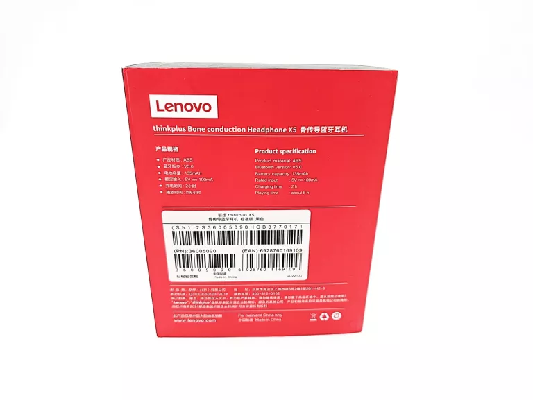 SŁUCHAWKI BEZPRZEWODOWE LENOVO THINK PLUS X5