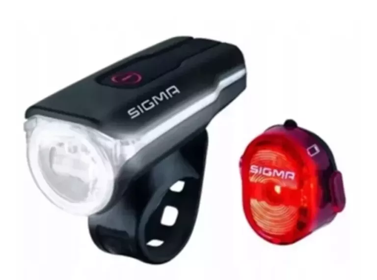 OŚWIETLENIE ROWEROWE SIGMA SPORT AURA 60 USB + NUGGET II SET 60 LM