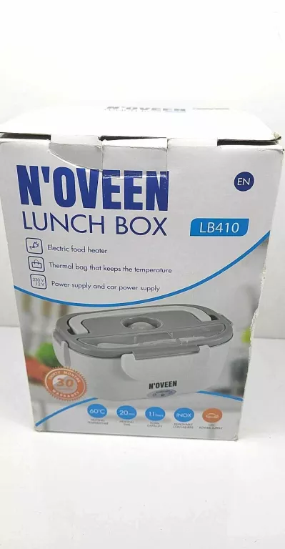 POJEMNIK NA ŻYWNOŚĆ LUNCH BOX 1,1 L PODGRZEWANY N'OVEEN BLUE