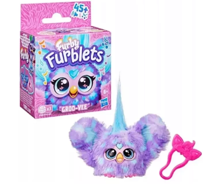 PIĘKNA INTERAKTYWNA MASKOTKA HASBRO FURBY FURBLETS GROO-VEE