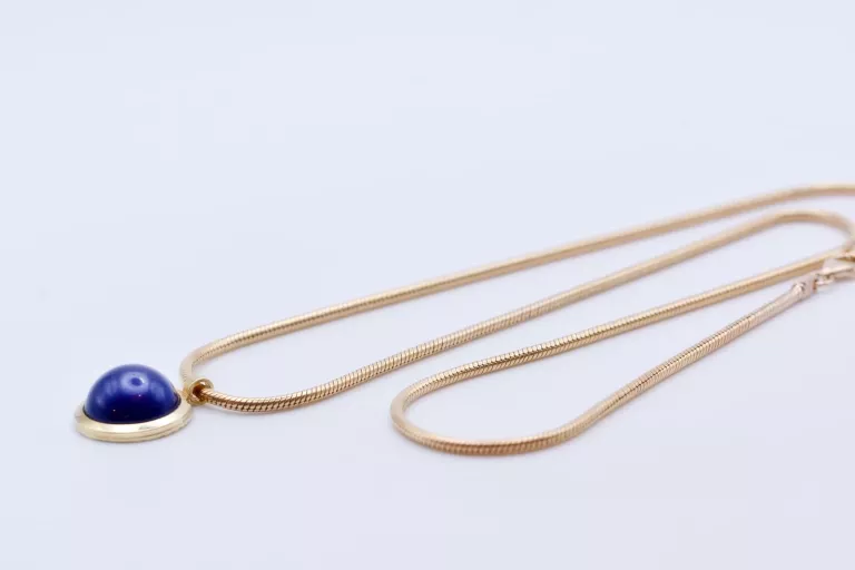 wyjatkowy-zloty-naszyjnik-z-niebieskim-kamieniem-zloto-585-45-cm-zmijka-dlugosc-calkowita-45