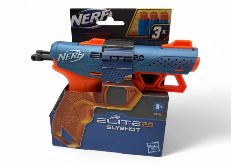 WYRZUTNIA NERF ZE STRZAŁKAMI ELITE 2.0 SLYSHOT JAK NOWE!!