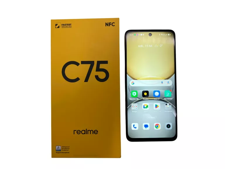 TELEFON REALME C75 8/256GB 6.72" 90HZ 5828MAH + GW.15-02-2027!